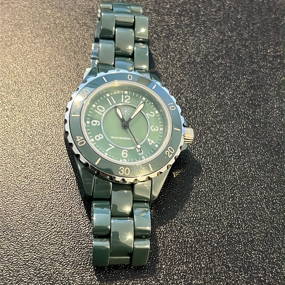 COPY - Isaac Mizrahi Ceramic Watch - Hunter Green